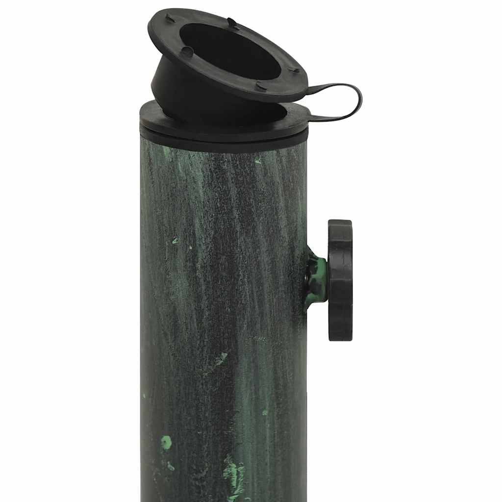 Vidaxl - Socle de parasol Vert 44x44x31 cm Fonte vidaXL 317760 - Image 6