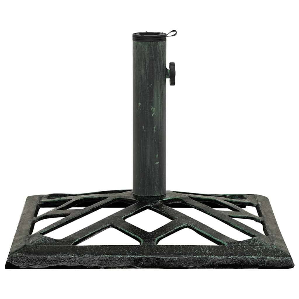 Vidaxl - Socle de parasol Vert 44x44x31 cm Fonte vidaXL 317760 - Image 2