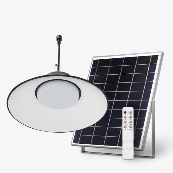 Lampe Solaire Suspendue 500LM IP65 - Éclairage Réglable 3000K, 4000K, 6000K - Terrasse, Pergola, Jardin - Groupe DDC - Image 2
