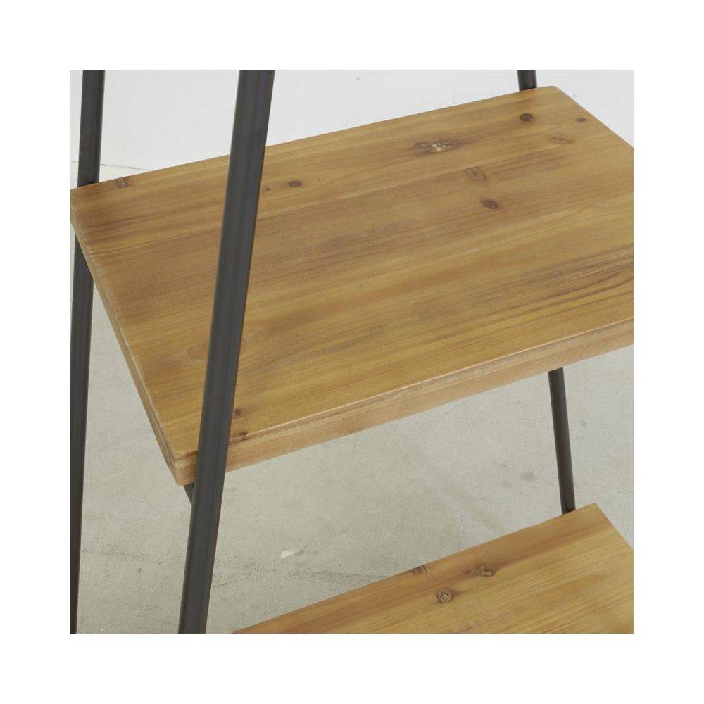 Aubry Gaspard - Étagère 4 niveaux en métal et bois - Imagen 4