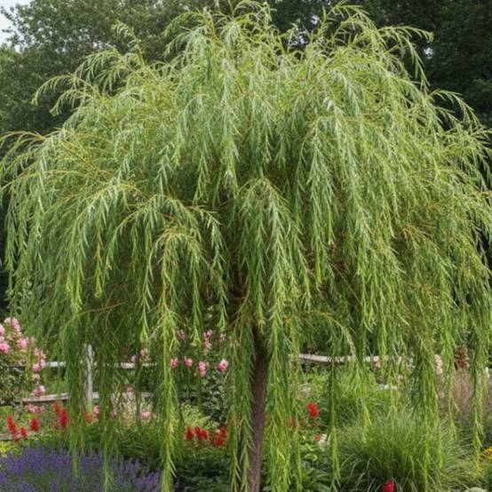Saule blanc pleureur, Salix - Pot de 15L - 1/2 tige - Image 4