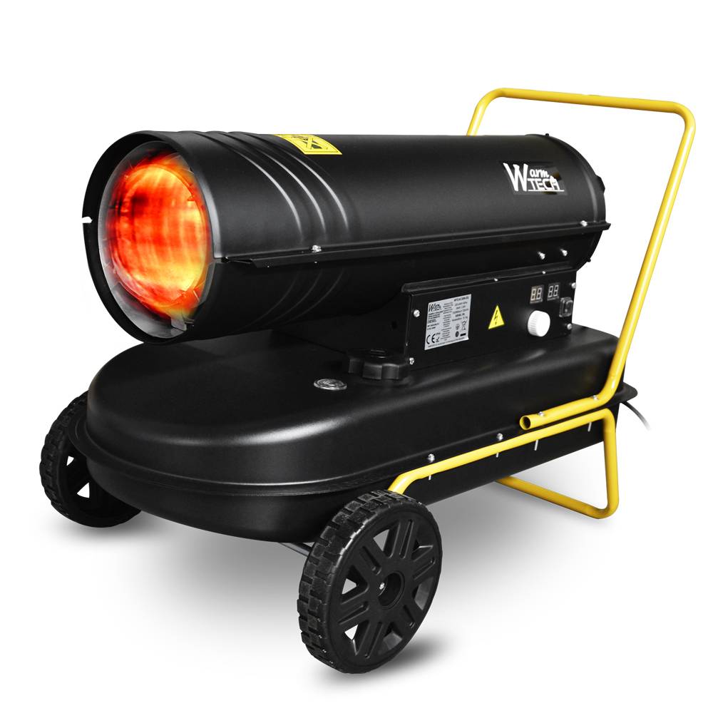 Warmtech - Canon à chaleur 30 kW diesel avec thermostat et roues - WARMTECH - Imagen 1