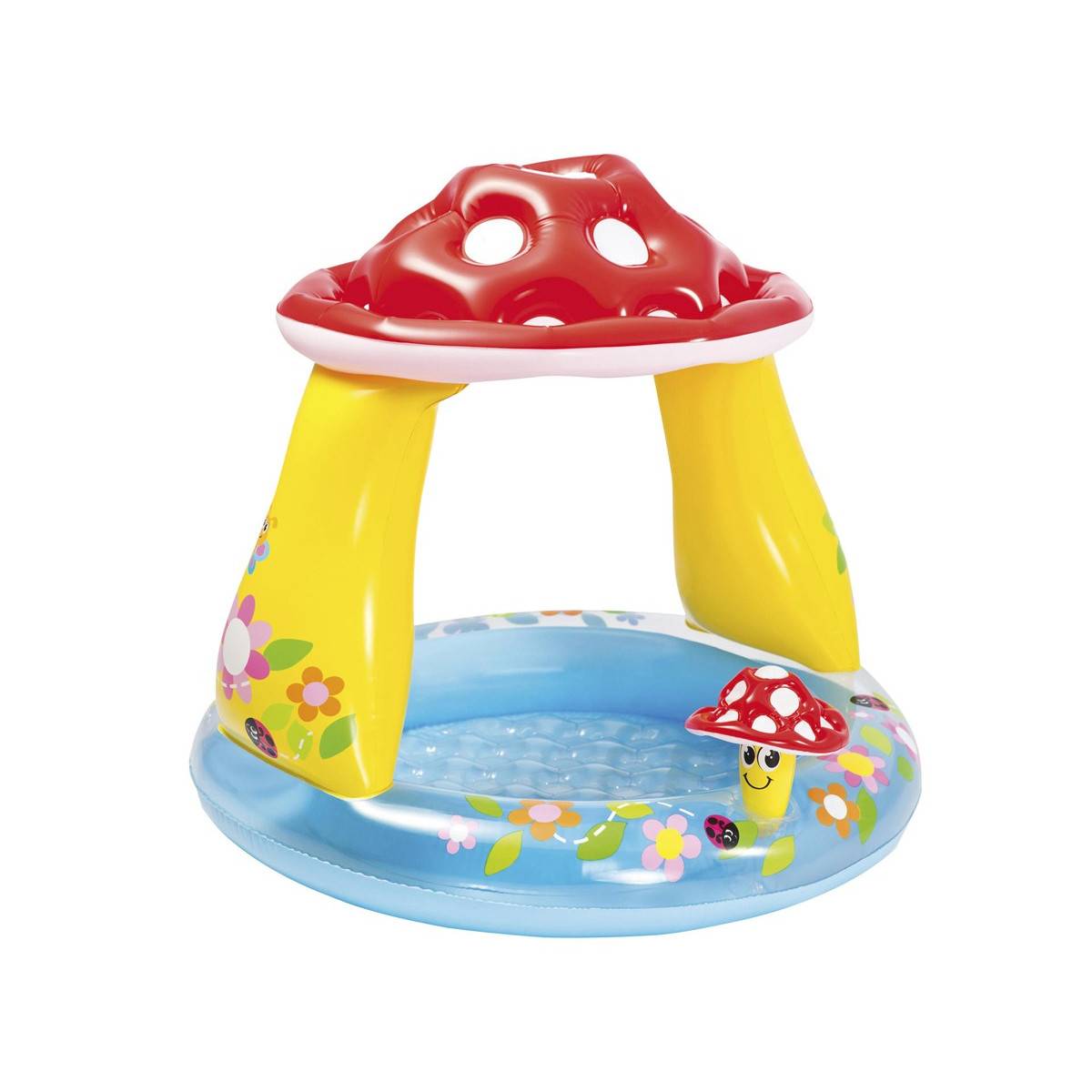 Pataugeoire Pare Soleil "Champignon" 102cm Multicolore