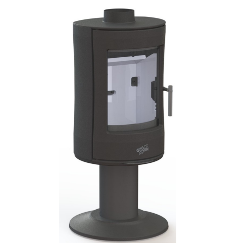 Poêle à bois GODIN Mazamet 8.5kW - Noir - 388145 - Image 1