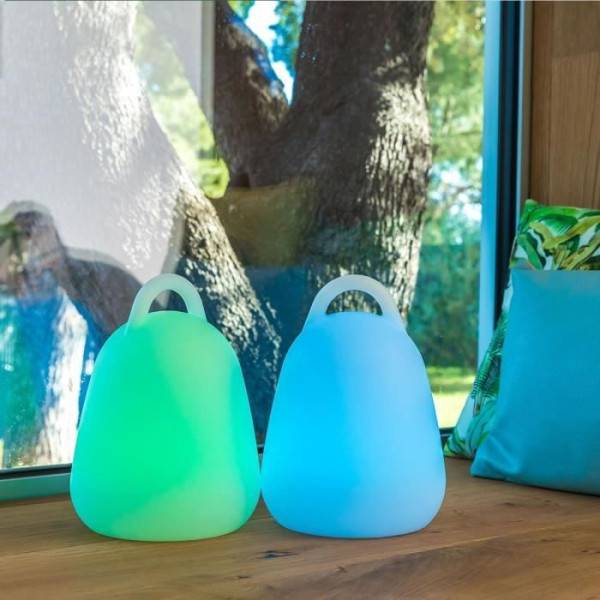 Lumisky - Baladeuse LED sans fil LUMISKY LIBERTY C25 - Waterproof et flottante - H 24 cm - Blanc et multicolore - Image 5
