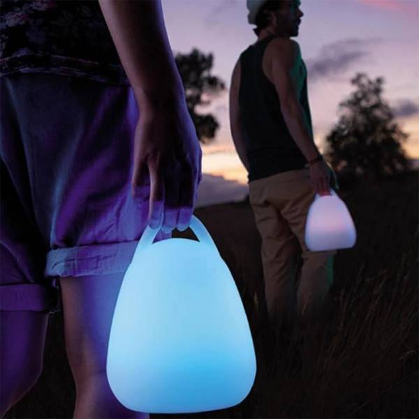 Lumisky - Baladeuse LED sans fil LUMISKY LIBERTY C25 - Waterproof et flottante - H 24 cm - Blanc et multicolore - Image 2