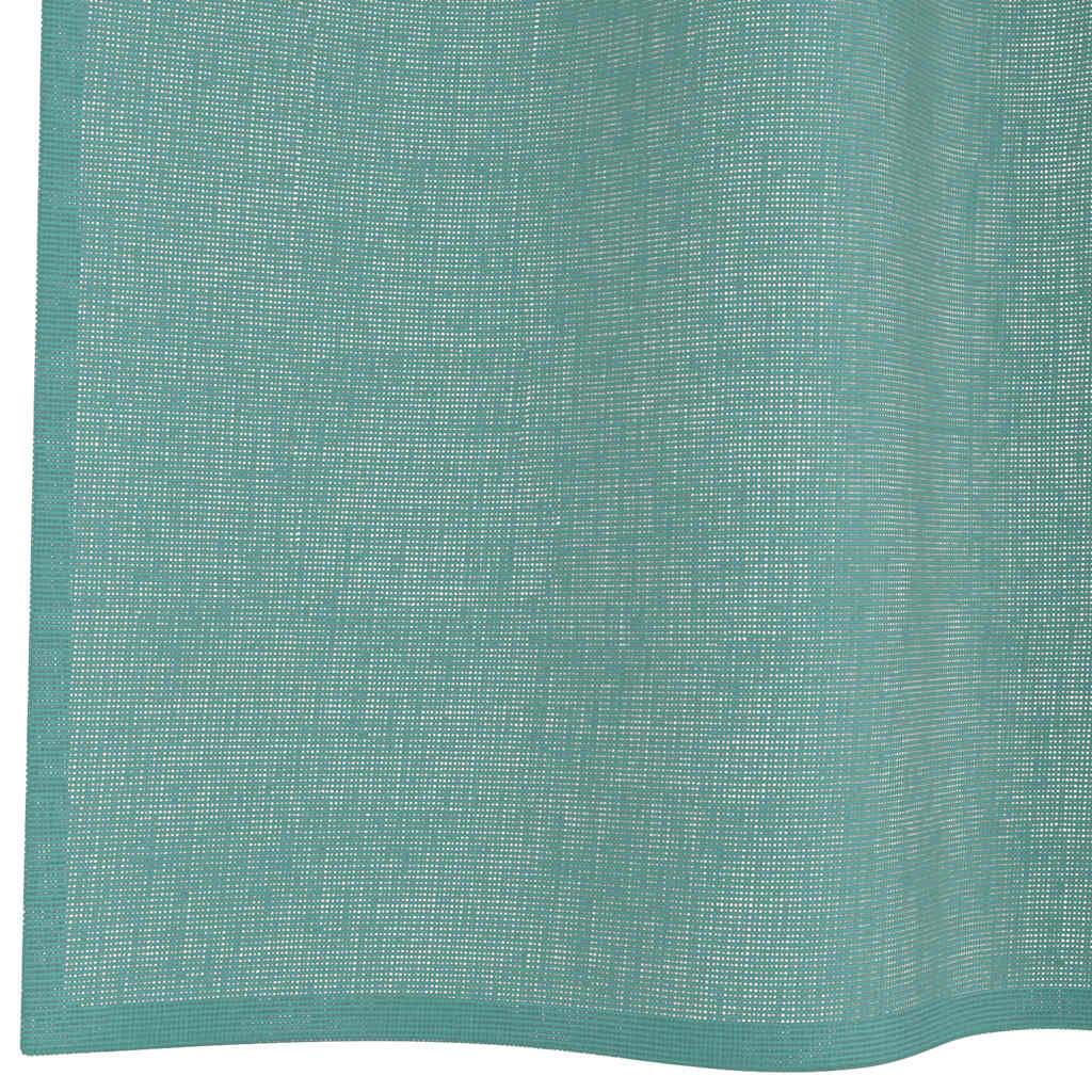 Rideaux - Panneaux de rideau en voile avec passe-tringles 2 pcs turquoise - Imagen 6