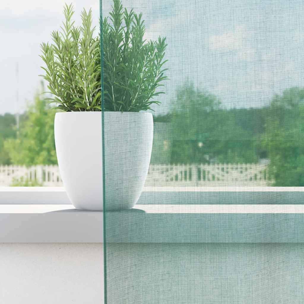 Rideaux - Panneaux de rideau en voile avec passe-tringles 2 pcs turquoise - Imagen 3