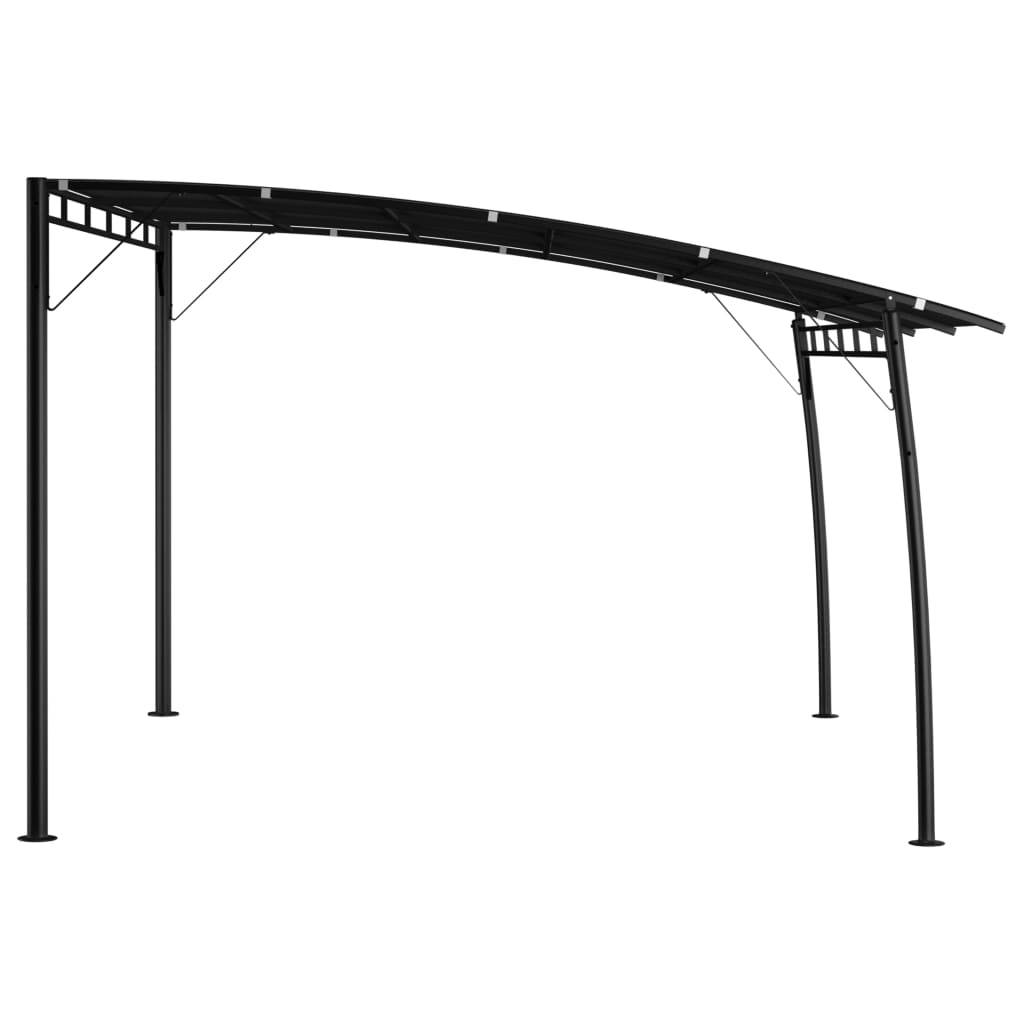 ComfortXL - Tonnelle Abri de Jardin 4x3m Structure Acier et Toit Polyester pour Terrasse Anthracite – ComfortXL Outdoor Living - Image 3