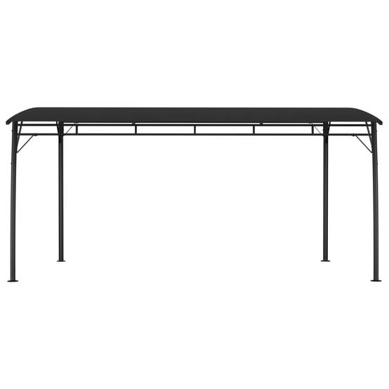 ComfortXL - Tonnelle Abri de Jardin 4x3m Structure Acier et Toit Polyester pour Terrasse Anthracite – ComfortXL Outdoor Living - Image 2