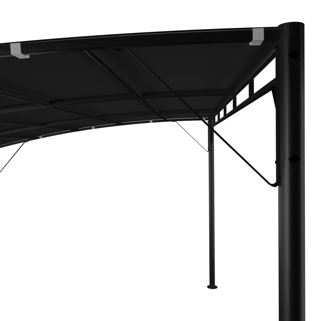 ComfortXL - Tonnelle Abri de Jardin 4x3m Structure Acier et Toit Polyester pour Terrasse Anthracite – ComfortXL Outdoor Living - Image 5