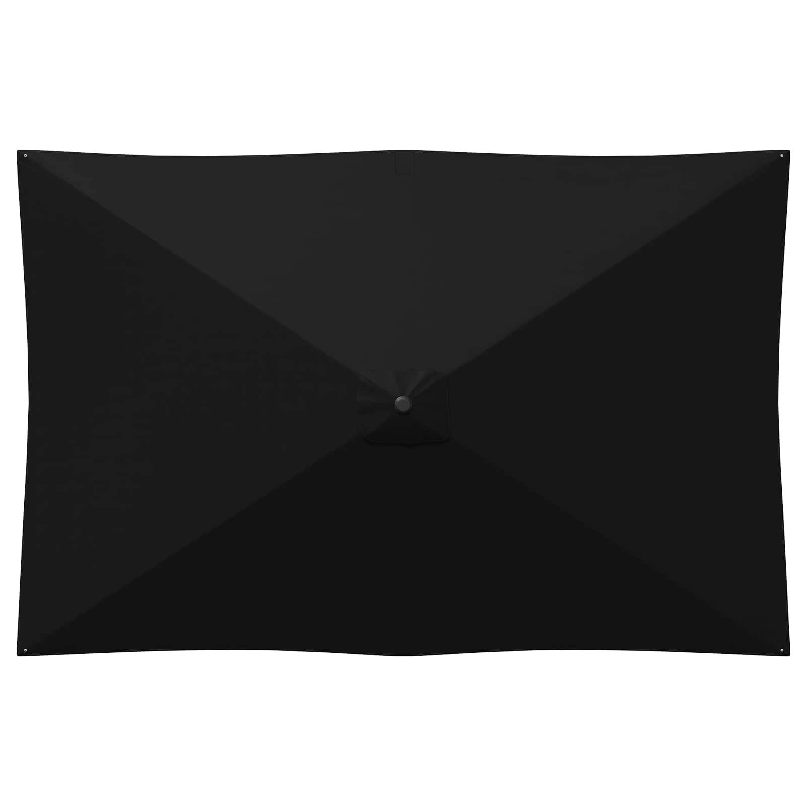 PANGIVO - Parasol de jardin polyester noir 290 x 190 x 228 cm - PANGIVO - Image 4