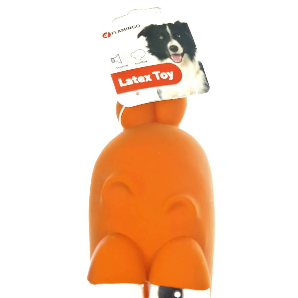 Flamingo - Jouet latex Tipsy saucisse brun taille ø 8 cm x  30.5 cm pour chien - Imagen 2