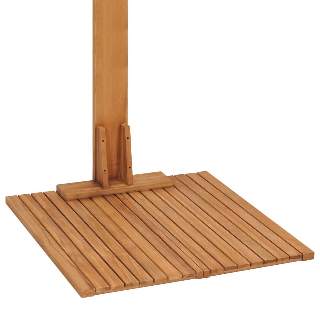 Douche d'extérieur - Douche de jardin 75x75x210 cm bois de teck solide - Image 9