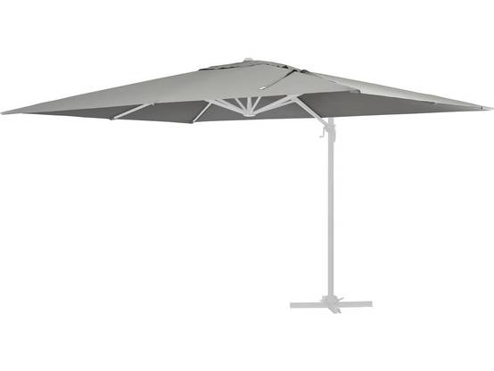 Toile Parasol Déporté "sun 4" - 3 X 4 M - Gris Clair -habitat Et Jardin - Image 1
