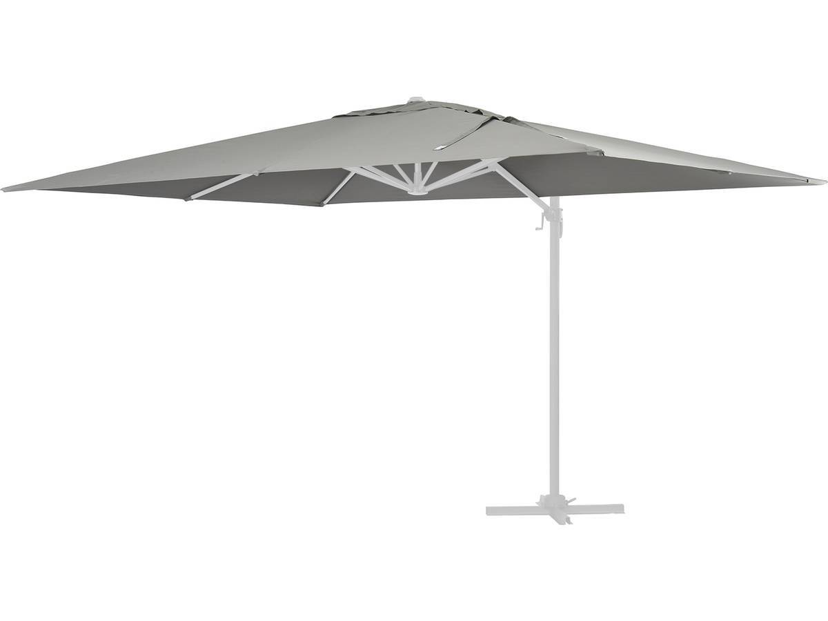 Habitat Et Jardin - Toile Parasol Déporté "sun 4" - 3 X 4 M - Gris Clair -habitat Et Jardin - Imagen 1