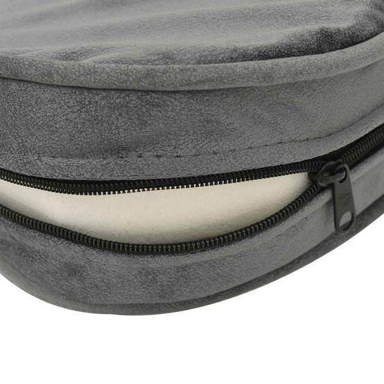 ComfortXL - Petit canapé pour chiot et chat design similicuir couchage confortable Gris 48x48cm – ComfortXL Pet Living - Image 8
