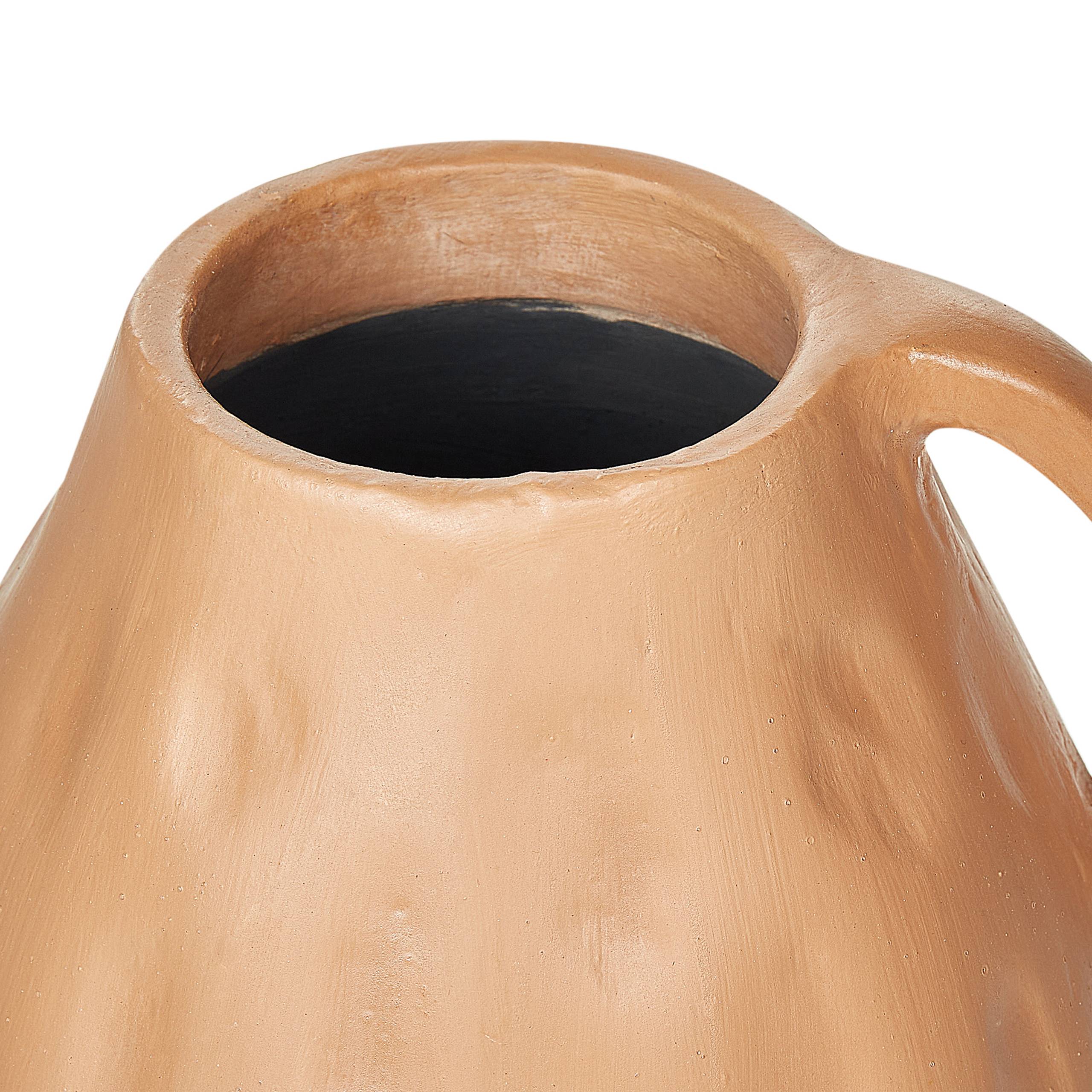 Beliani - Vase décoratif Terre cuite Beige foncé KULIM - 29x29x40- Beliani - Image 5
