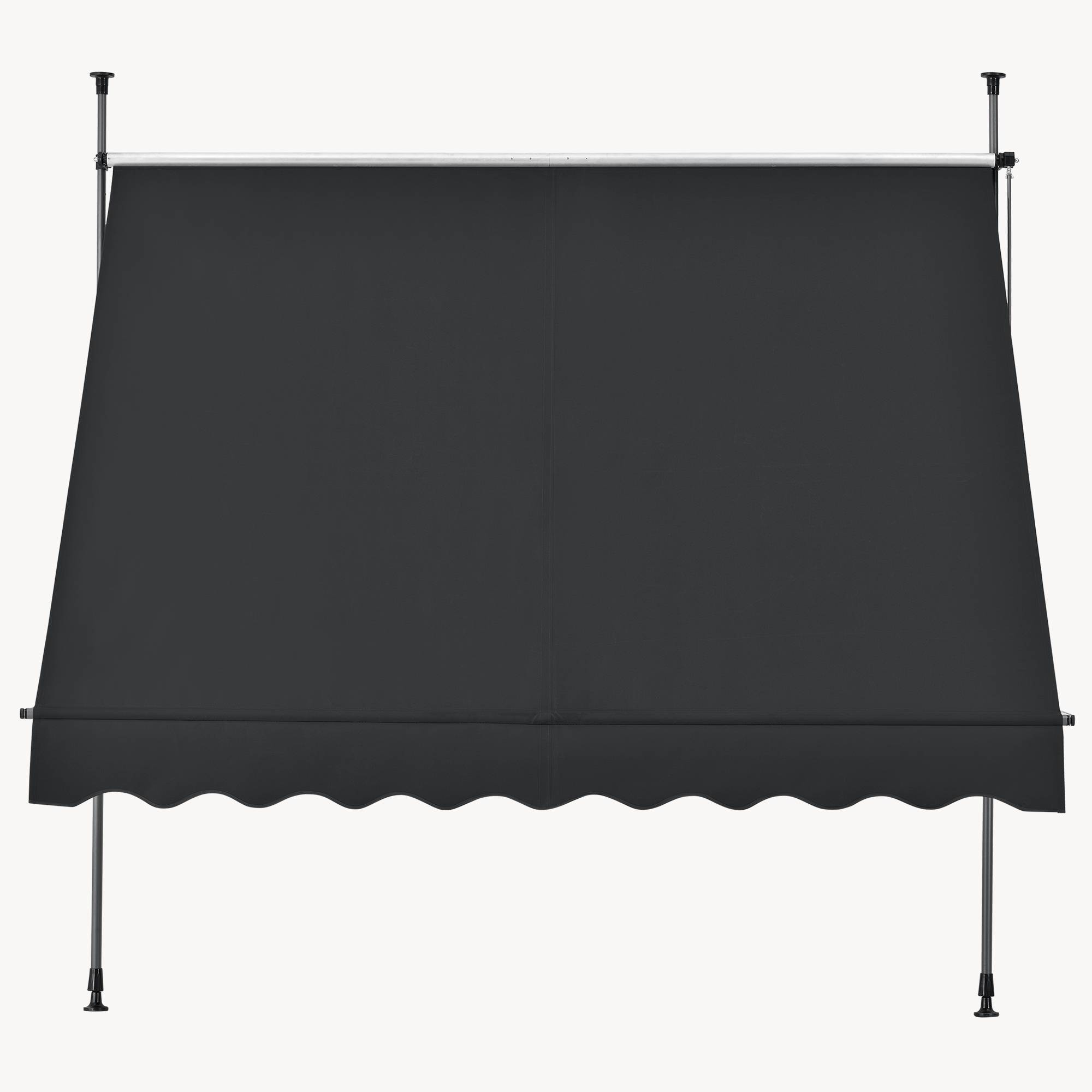 Pro.Tec - Store Banne Téléscopique Acier Polyester 250 x 120 x 220-309 cm Noir [pro.tec] - Imagen 8