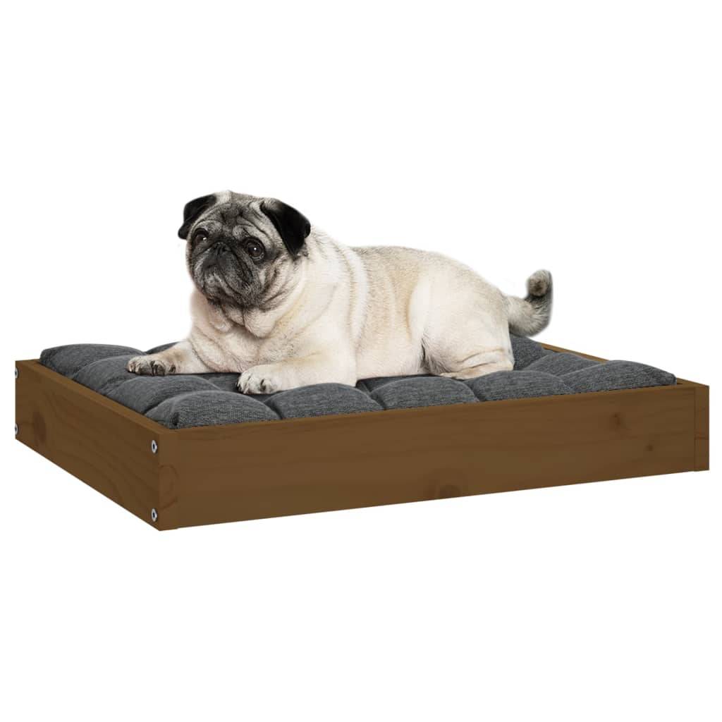 Vidaxl - Lit pour chien Marron miel 61,5x49x9 cm Bois de pin solide vidaXL 820854 - Imagen 7