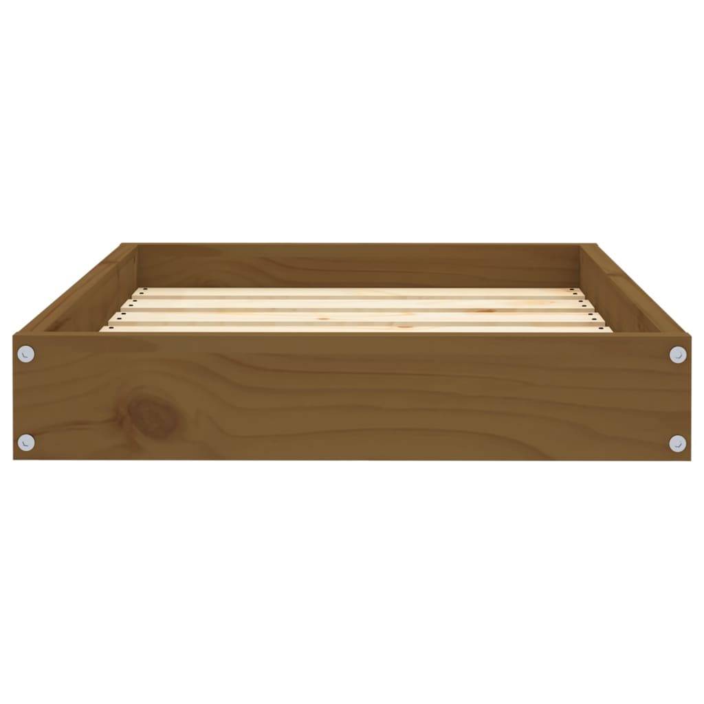 Vidaxl - Lit pour chien Marron miel 61,5x49x9 cm Bois de pin solide vidaXL 820854 - Imagen 6