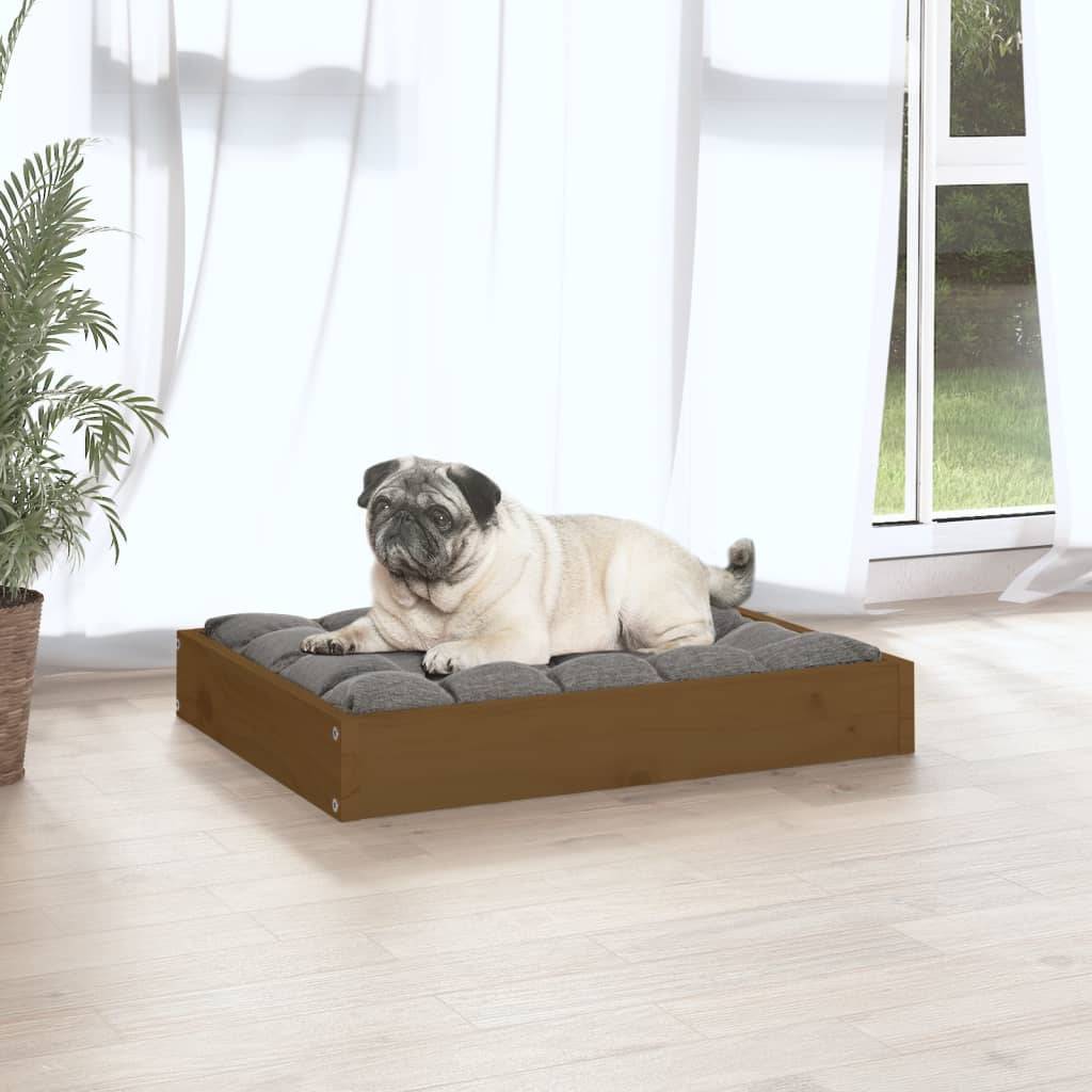 Vidaxl - Lit pour chien Marron miel 61,5x49x9 cm Bois de pin solide vidaXL 820854 - Imagen 4