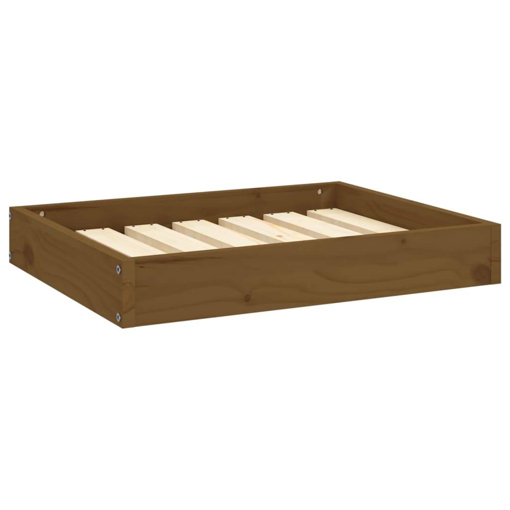 Vidaxl - Lit pour chien Marron miel 61,5x49x9 cm Bois de pin solide vidaXL 820854 - Imagen 2