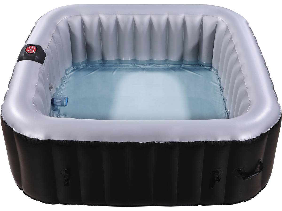 Habitat Et Jardin - Spa Gonflable Nice En Pvc - 6 Places - Gris/noir -habitat Et Jardin - Imagen 3