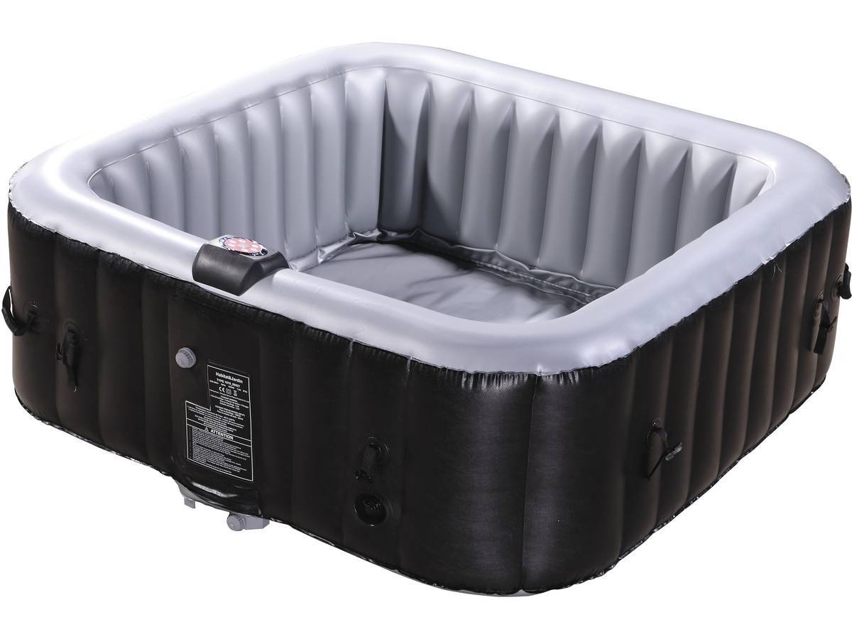 Habitat Et Jardin - Spa Gonflable Nice En Pvc - 6 Places - Gris/noir -habitat Et Jardin - Imagen 4