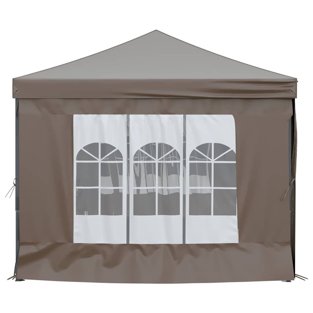 Vidaxl - Tente de réception pliable avec parois Taupe 3x6 m vidaXL 93547 - Image 5