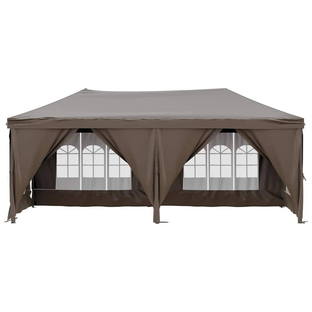 Vidaxl - Tente de réception pliable avec parois Taupe 3x6 m vidaXL 93547 - Image 4
