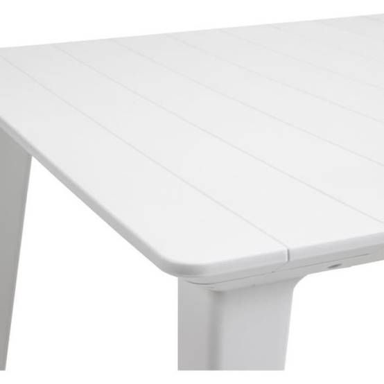 Table de jardin - rectangulaire - blanc - en résine - 8 a 10 personnes - Lima -Allibert by KETER - Image 3