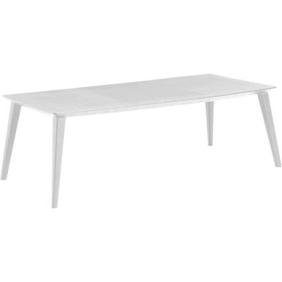 Table de jardin - rectangulaire - blanc - en résine - 8 a 10 personnes - Lima -Allibert by KETER - Image 1