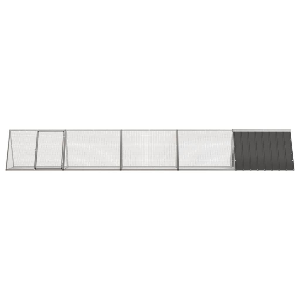 Vidaxl - Clapier Anthracite 504,5x80,5x71 cm Acier galvanisé vidaXL 3106448 - Image 6