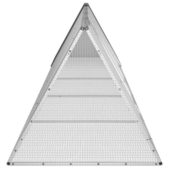 Vidaxl - Clapier Anthracite 504,5x80,5x71 cm Acier galvanisé vidaXL 3106448 - Image 5