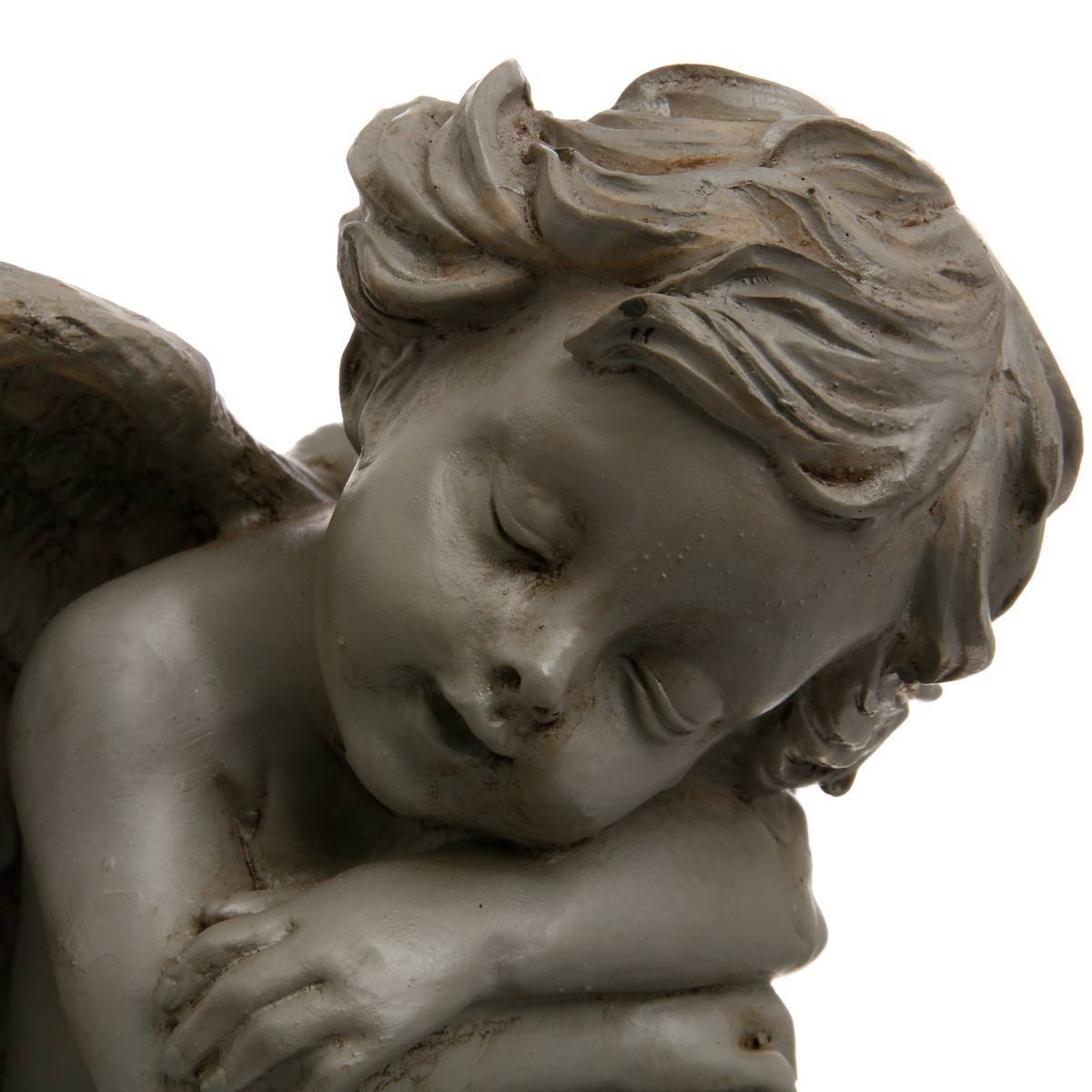 Atmosphera - Ange assis H.15,5cm résine - Atmosphera Créateur d'intérieur - Image 3