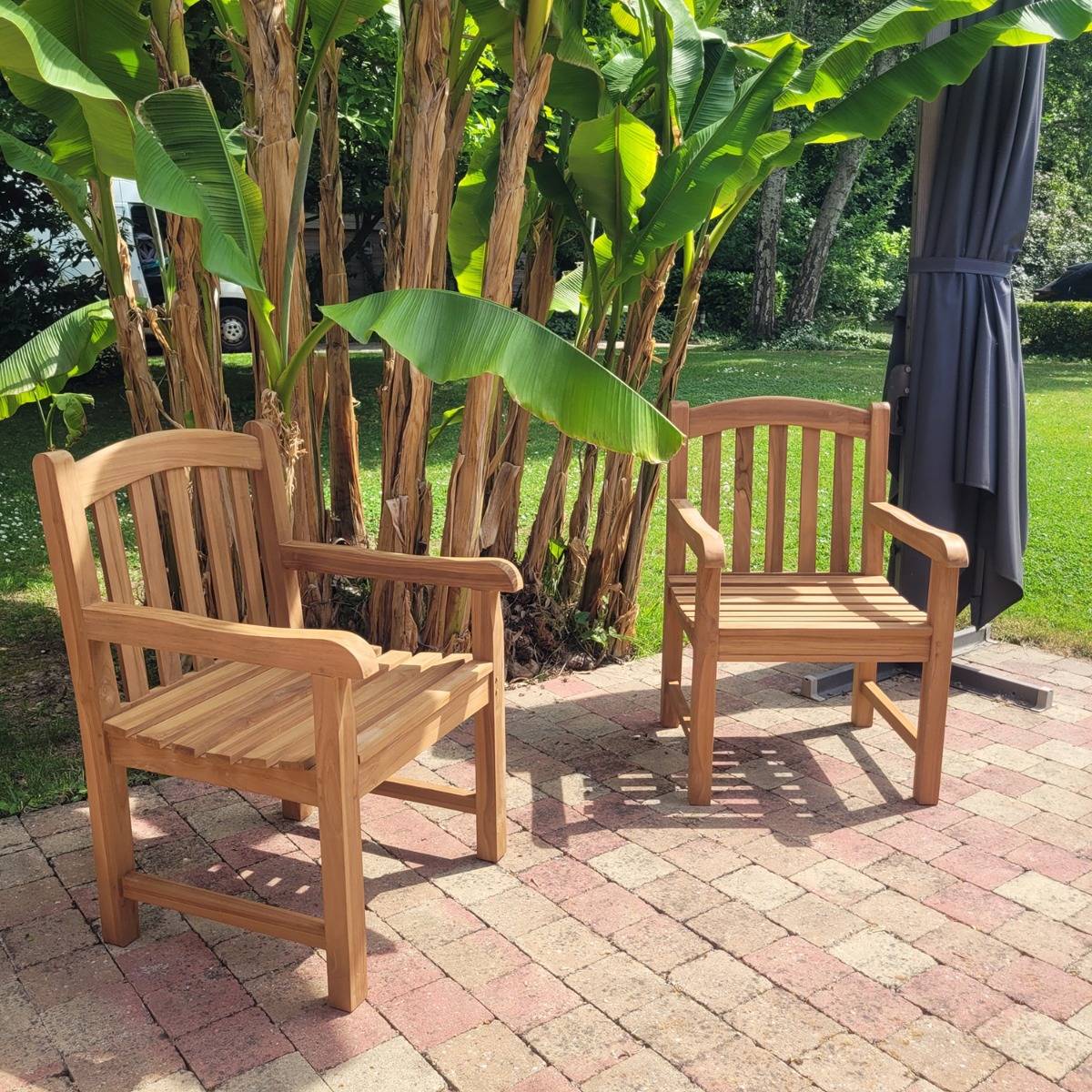 Fauteuil en teck massif Brighton - TECK'Attitude - Imagen 4