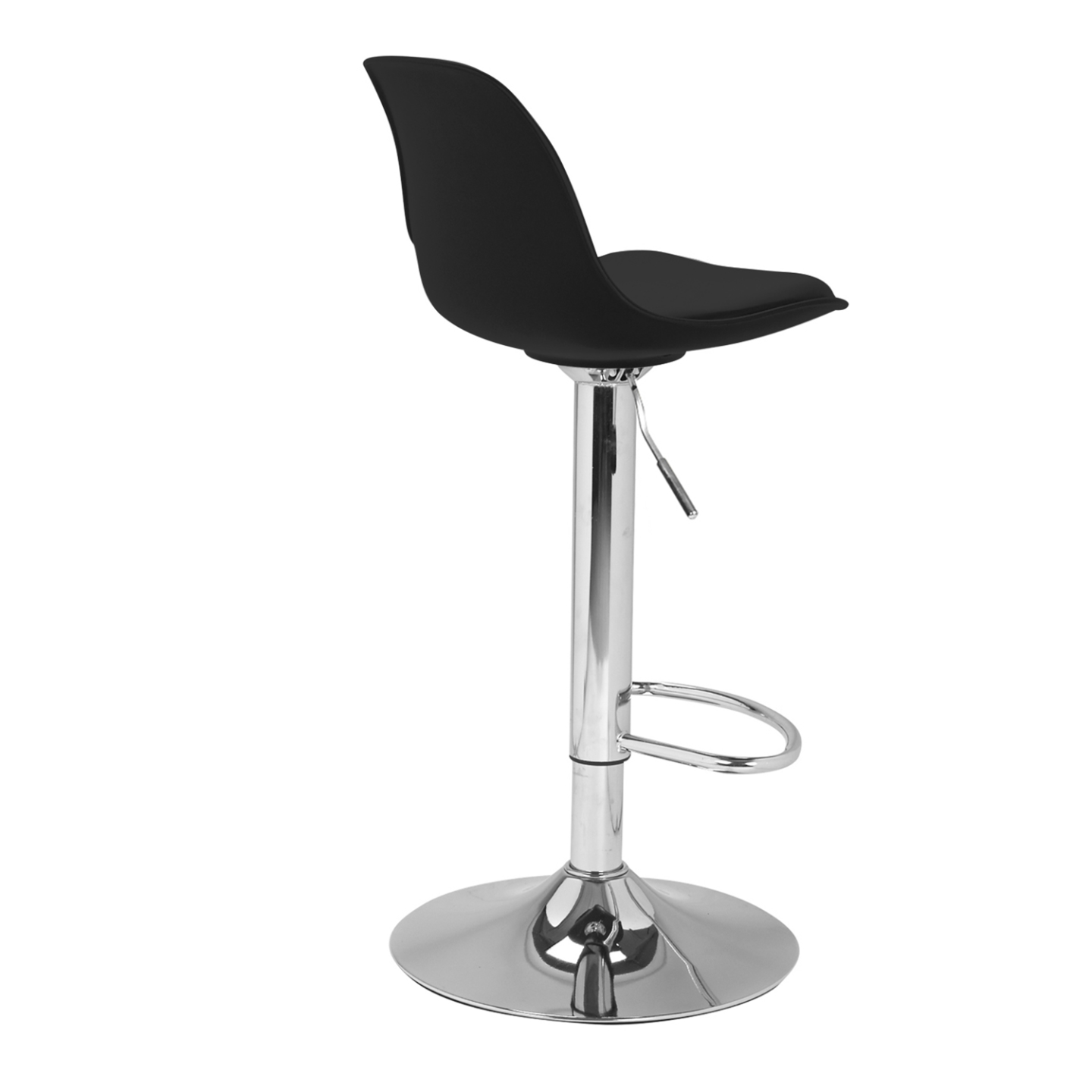 Lot de 2 tabourets de bar KARL design noir - Image 5