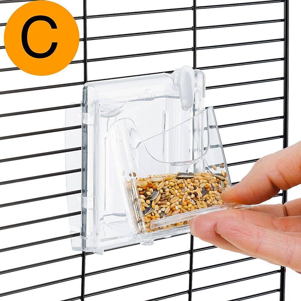 Ferplast - Ferplast Cage pour Oiseaux en bois FSC GIULIETTA 4, Canaris, Perruches et Oiseaux exotiques, Accessoires inclus - Imagen 8