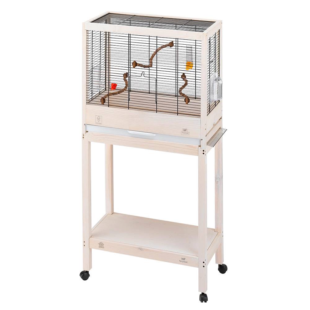 Ferplast - Ferplast Cage pour Oiseaux en bois FSC GIULIETTA 4, Canaris, Perruches et Oiseaux exotiques, Accessoires inclus - Imagen 4