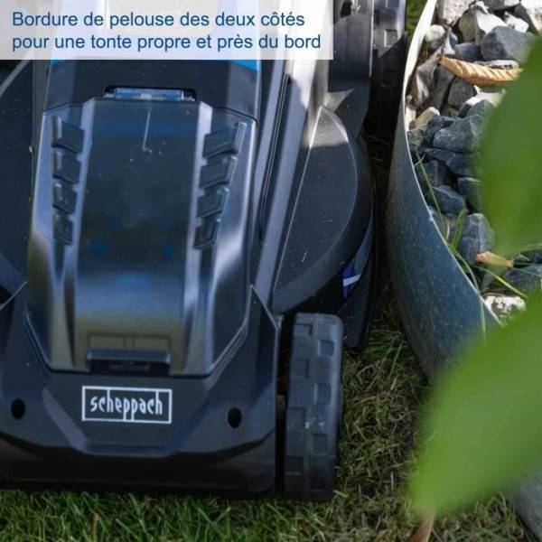 Scheppach - Pack tondeuse BC-MP320-X 32 cm + Coupe bordure C-LT300-X 2 en 1 - SCHEPPACH 20V IXES + 2 batteries 4ah + chargeur - Image 3