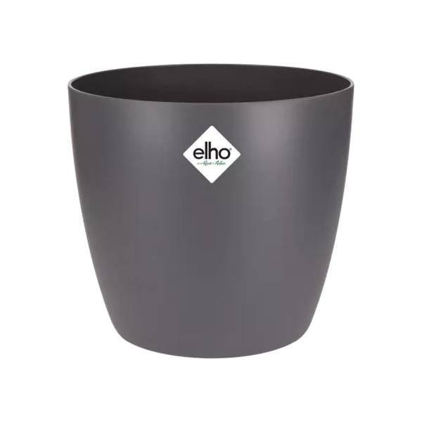 Pot ELHO Brussels anthracite 20 cm- La Green Touch