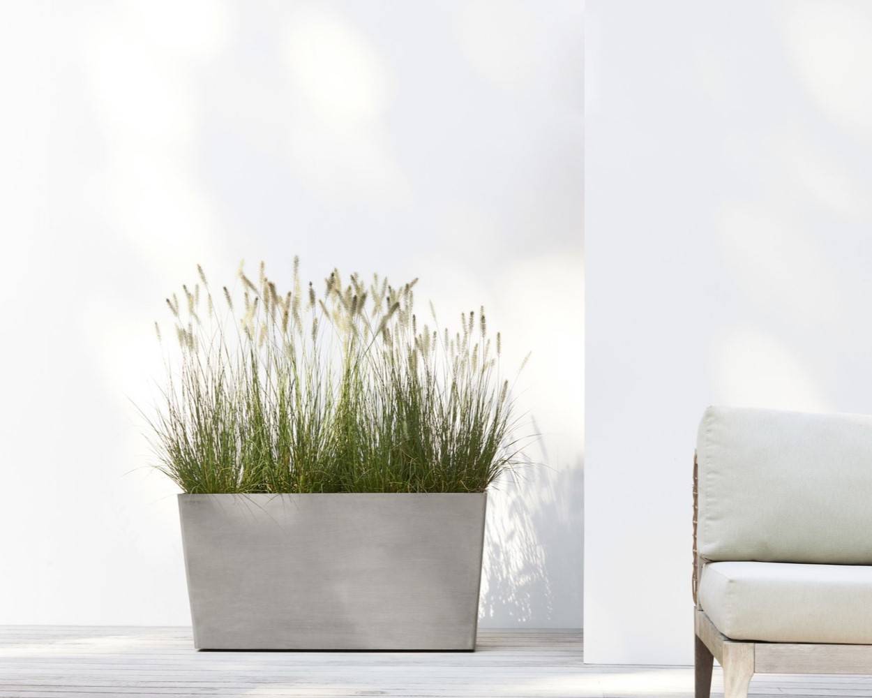 Ecopots - Jardinière sur roues Paris 100 Taupe - 100 x 40 x H. 50 cm - 137 L ECOPOTS - Imagen 4