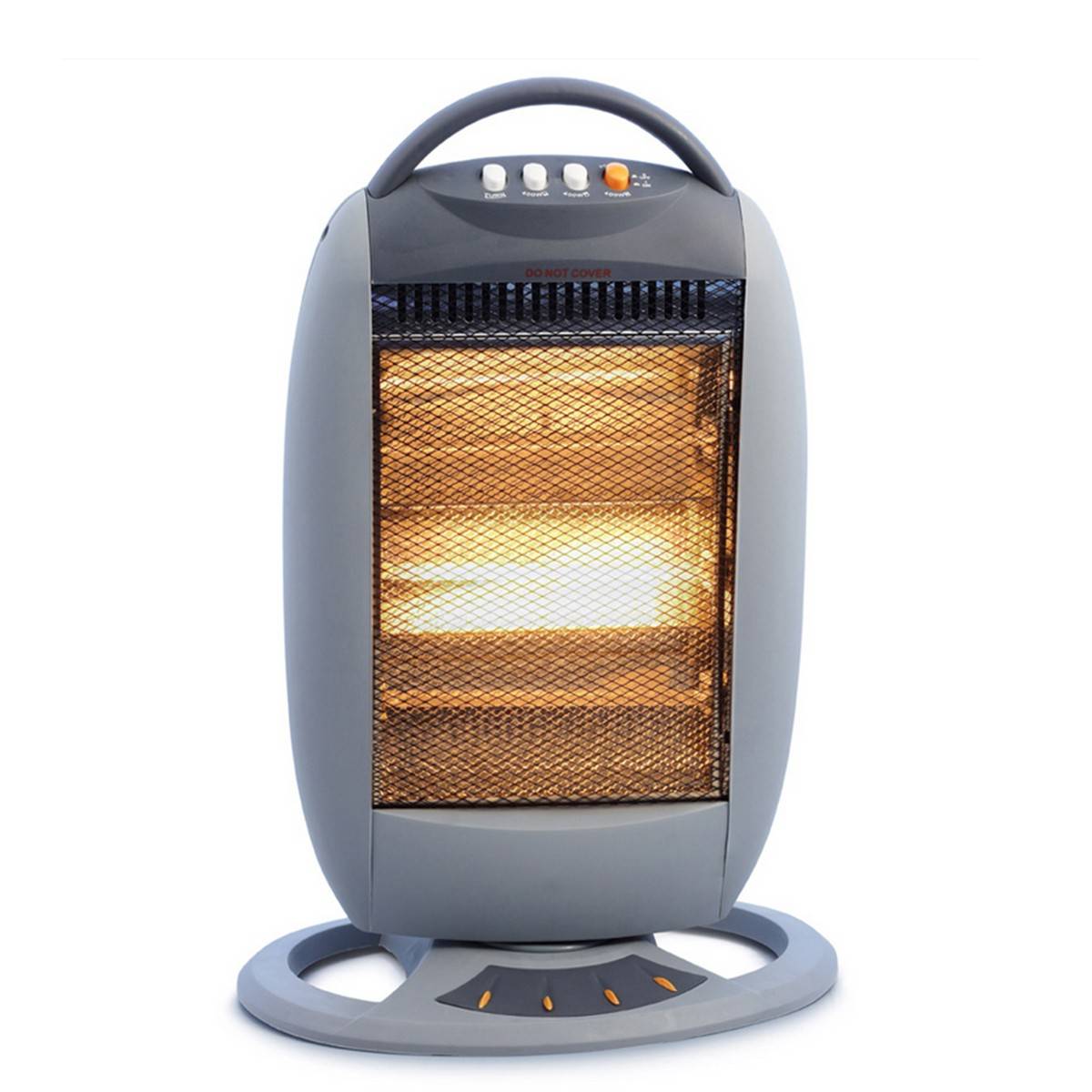 Chauffage infrarouge Oscillant 1200W Classic Electrique Anti basculement NIKLAS - Imagen 1