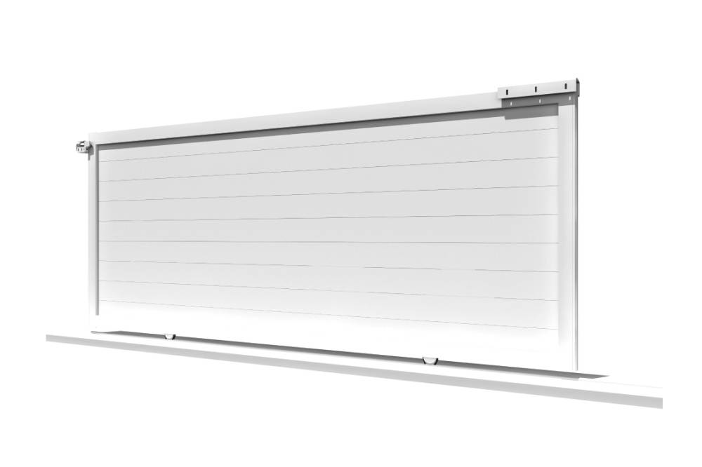 Ombrazur - Portail coulissant plein Blanc L 3000 x H 1843 mm Motorisé OMBRAZUR - Imagen 1