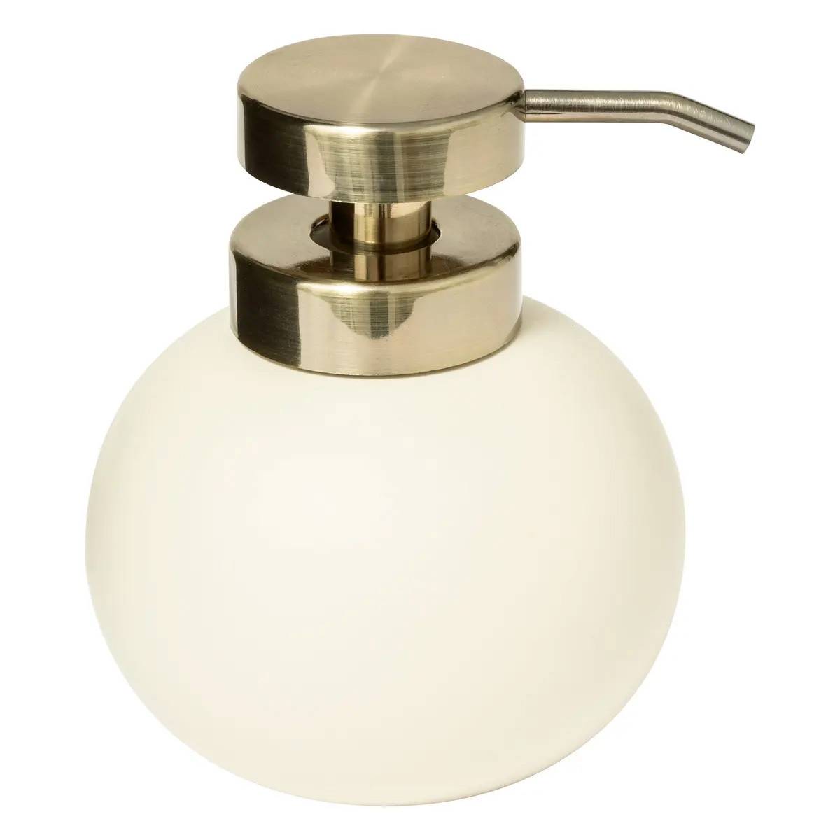 Distributeur de Savon "Duo" 12cm Ivoire
