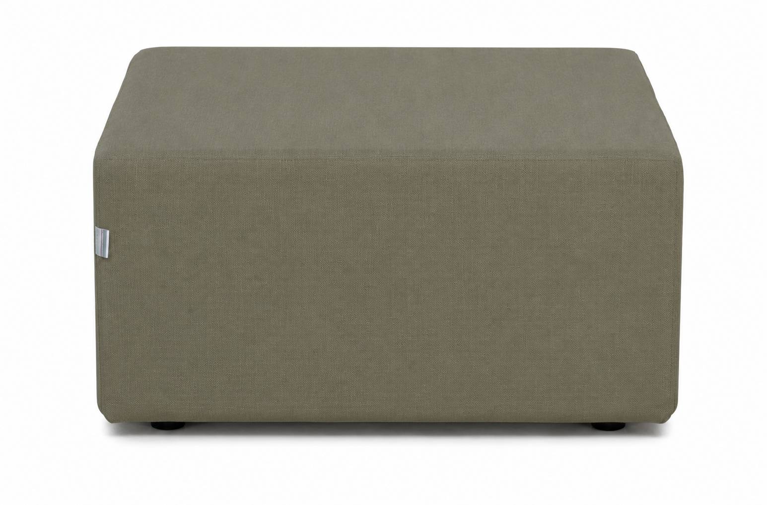 SERENA | Pouf extérieur Kaki COZIP | 80x80xh40 cm - Image 1