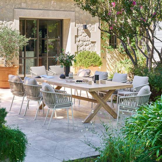 Hesperide - Table de jardin 10 places Xenia eucalyptus Hespéride - Image 1