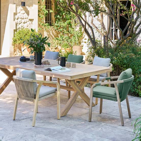 Hesperide - Table de jardin 10 places Xenia eucalyptus Hespéride - Image 6