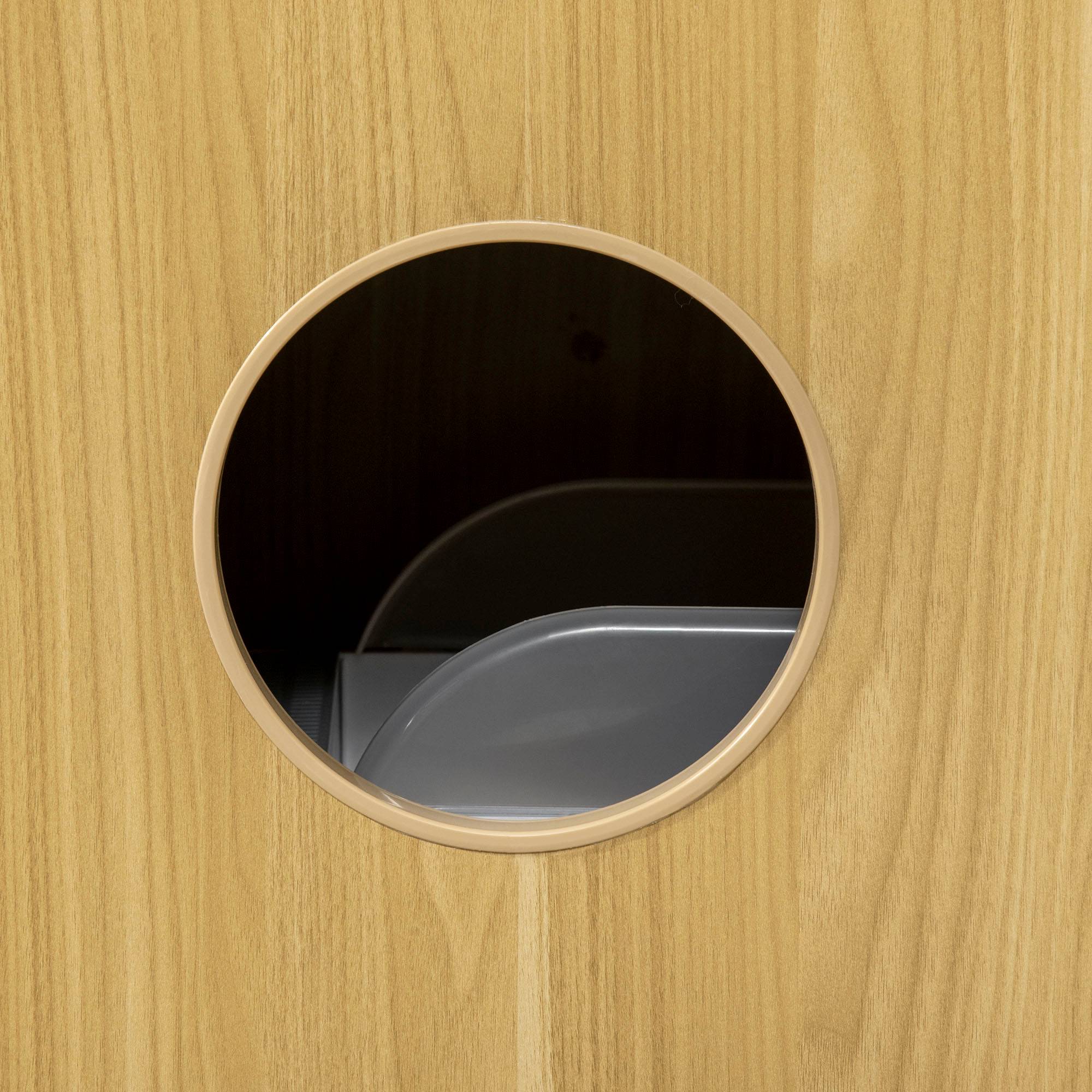 Meuble litière pour chat panneaux de particules acier noir et bois clair 60 x 45 x 103 cm - PANGIVO - Image 10